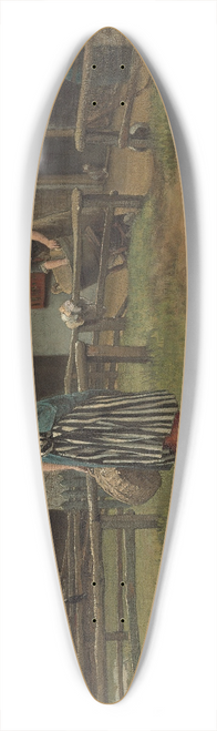 Bernardus Johannes Blommers - Washing day 39.3 inch art pintail longboard deck