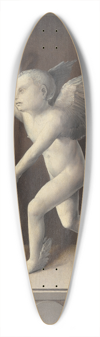 Bernard van Orley - Putto with Arms of Jacques Cone (reverse) 39.3 inch art pintail longboard deck