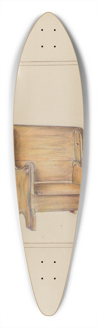 Bertha Stefano - Table (Bench or Chair Combination) 39.3 inch art pintail longboard deck