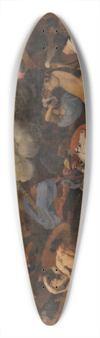 Bertholet Flemalle - Conversion Of Saint Paul 39.3 inch art pintail longboard deck
