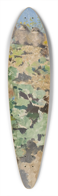 Bruno Liljefors - Nestlings of Red-Backed Shrike 39.3 inch art pintail longboard deck