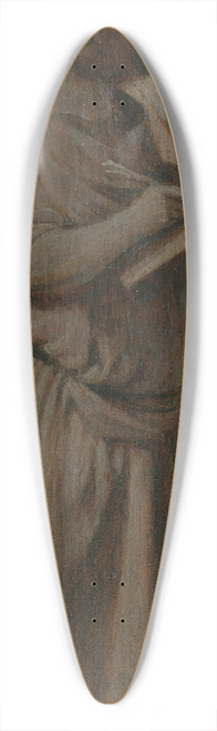Caesar Van Everdingen - Vier evangelisten: Mattes  39.3 inch art pintail longboard deck