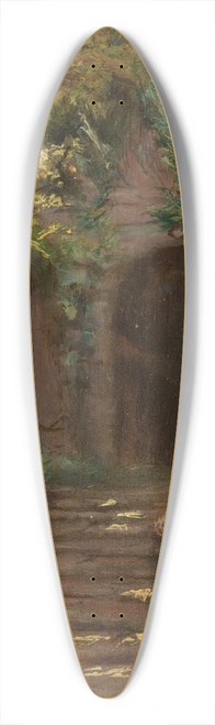 Carl-August Lebsche - Sun-Dappled Steps 39.3 inch art pintail longboard deck