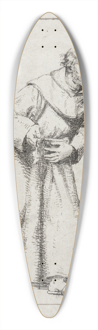 Carl Bloch - Munken har mavepine 39.3 inch art pintail longboard deck