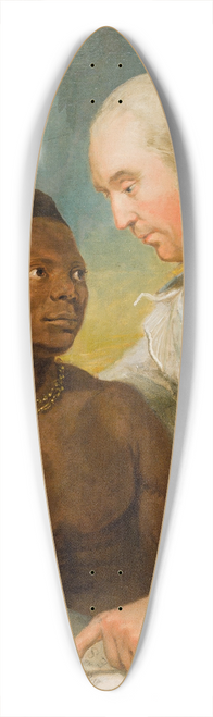 Carl Frederik von Breda - Double portrait of Carl Bernhard Wadstrm (1746-1799) and Prince Peter Panah 39.3 inch art pintail longboard deck