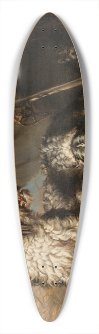 Carl Fredrik Kirboe - Dog Family 39.3 inch art pintail longboard deck