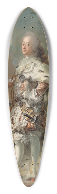 Carl Gustaf Pilo - Portrait of Frederik V in Anointment Robe 39.3 inch art pintail longboard deck