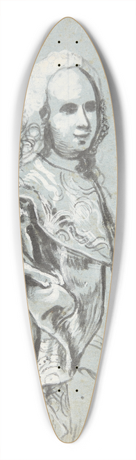 Carl Gustaf Pilo - Studie til et portrt, formentlig af A G Moltke; til hjre p bladet studie til Elefantridderordenens kde 39.3 inch art pintail longboard deck