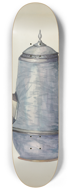 Beulah Bradleigh - Pewter Coffee Pot 8.25 inch art skate deck