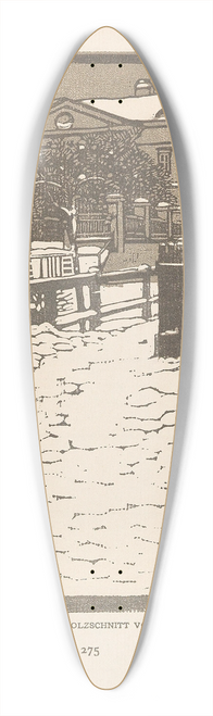 Carl Moll - Ver Sacrum 1903 15 275 Hohe Warte 39.3 inch art pintail longboard deck