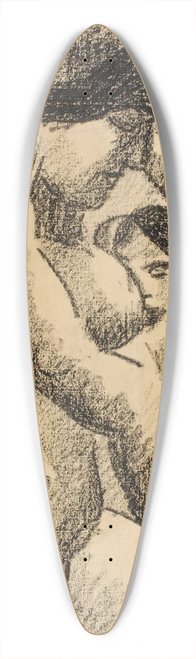 Carl Newman - Mother andChild 39.3 inch art pintail longboard deck