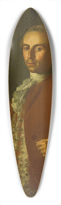 Carlo Amalfi - Portrait of an architect 39.3 inch art pintail longboard deck