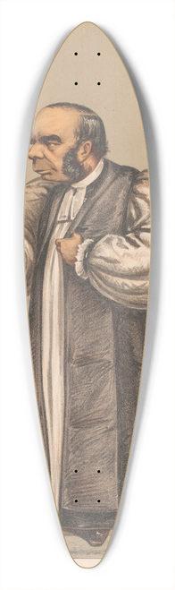 Carlo Pellegrini - Clergy. If eloquence could justify injustice he would have saved the Irish Church. Bishop of Petersborough. 3 July 1869 39.3 inch art pintail longboard deck