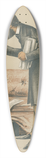 Carlo Pellegrini - Prime Ministers  He is too honest a Tory for his party and his time. The Marquis of Salisbury. 10 July 1869 39.3 inch art pintail longboard deck