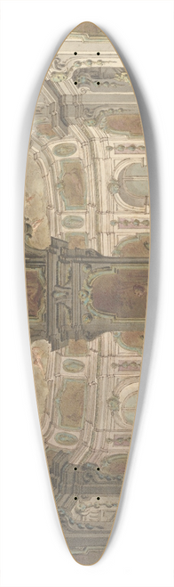 Carlo Zucchi the Younger - Design for an Opera Set, a Congress of Cupids 39.3 inch art pintail longboard deck