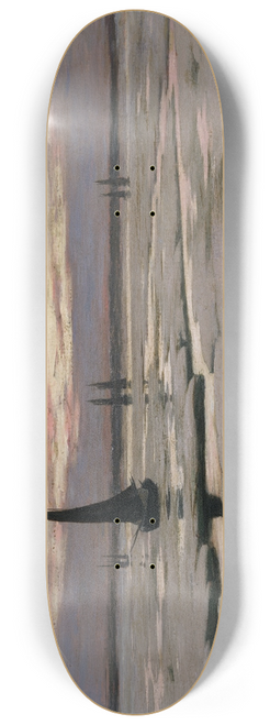 Birge Harrison - Winter Sunset 8.25 inch art skate deck
