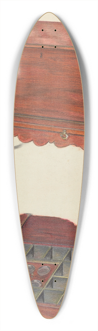 Carl Weiss - Cellaret 39.3 inch art pintail longboard deck