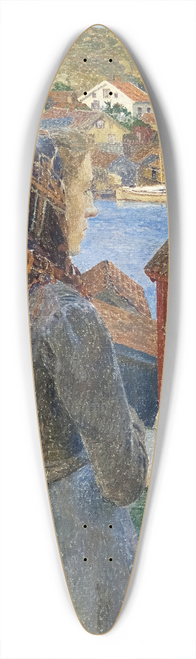 Carl Wilhelmson - Eventide Bohusln 39.3 inch art pintail longboard deck