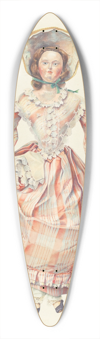 Carmel Wilson - Doll 39.3 inch art pintail longboard deck