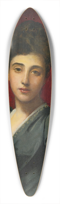 Carolus-Duran - Portrait Of The Countess Lily De Roussy De Sales 39.3 inch art pintail longboard deck