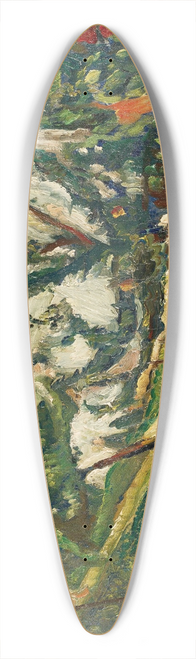 Cham Soutine - Maison de Clamart 39.3 inch art pintail longboard deck