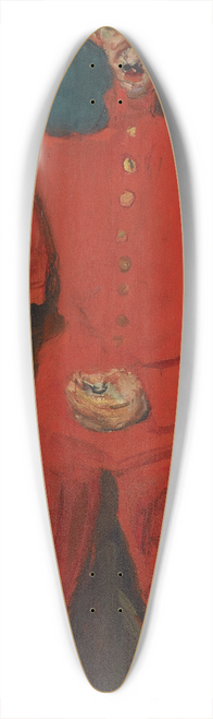 Cham Soutine - Page Boy at Maxims 39.3 inch art pintail longboard deck