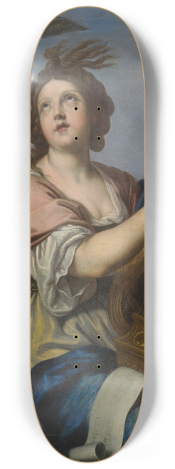 Bolognese School - Muse Playing Her Lyre 8.25 inch art skate deck