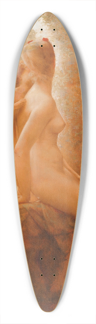 Charles Auguste Sellier - Cupid and Psyche 39.3 inch art pintail longboard deck