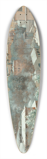 Charles Caryl Coleman - View Of The Pincio In Rome, With The Villa Medici And The Trinit Dei Monti 39.3 inch art pintail longboard deck