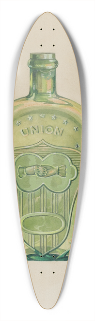 Charles Caseau - Liquor Flask 39.3 inch art pintail longboard deck