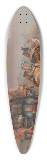 Charles Cooper Henderson - Mail Coaches on the Road- the `Quicksilver Devonport-London Royal Mail about to Start with a new Te 39.3 inch art pintail longboard deck