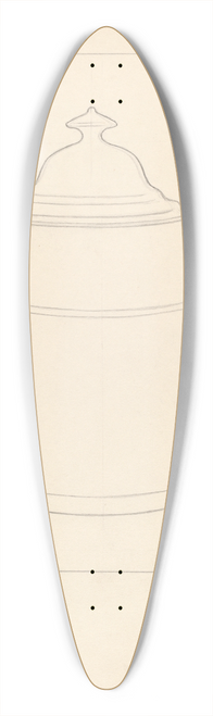 Charles Cullen - Coffee Pot 39.3 inch art pintail longboard deck