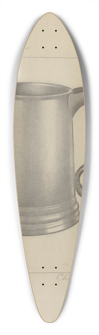 Charles Cullen - Pewter Mug 39.3 inch art pintail longboard deck