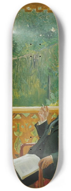 Boris Kustodiev - Familienbild (Portrt der Familie Polenow) 8.25 inch art skate deck