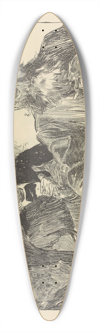 Charles Dana Gibson - When our eccentric relative becomes an object of interest 39.3 inch art pintail longboard deck