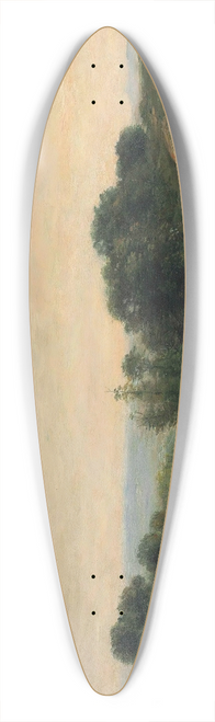 Charles Franois Daubigny - tang De Gillieu, Dauphin; Solitude 39.3 inch art pintail longboard deck