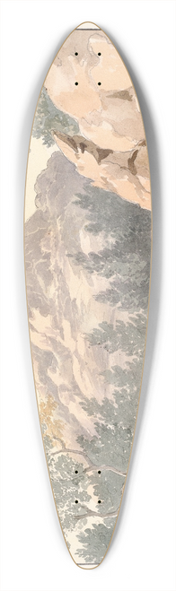 Charles Hamilton Smith - Castelo Bom 39.3 inch art pintail longboard deck
