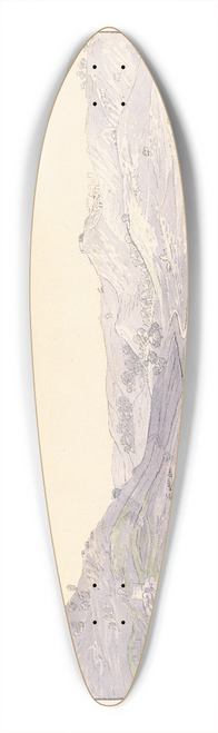Charles Hamilton Smith - Mathada Lorda & Coa 39.3 inch art pintail longboard deck