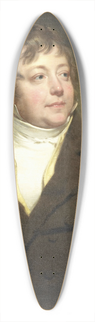 Charles Howard Hodges - Portrait of a Man, perhaps J.W. Beynen 39.3 inch art pintail longboard deck