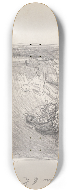 Adolph Tidemand - Garnbinding i bryggerhuset, Viky 8.25 inch art skate deck