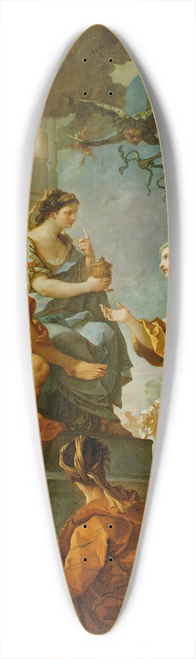 Charles-Joseph Natoire - Psyche Obtaining the Elixir of Beauty from Proserpine 39.3 inch art pintail longboard deck