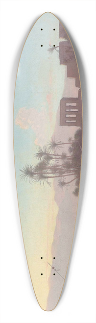 Charles Thodore Frre - Vue de LIle de Philae, Nubie 39.3 inch art pintail longboard deck