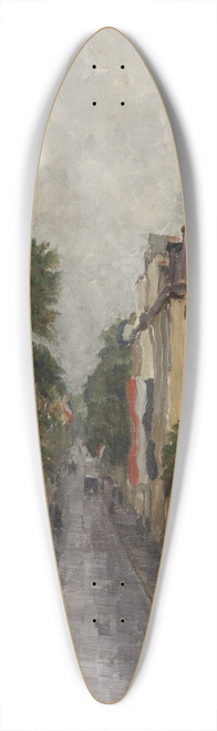 Charles Vetter - Die Kaulbachstrae in Mnchen 39.3 inch art pintail longboard deck
