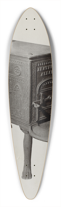 Charles Von Urban - Box Stove 39.3 inch art pintail longboard deck