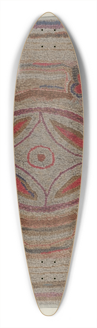 Charlotte Angus - Hooked Rug (Cotton) 39.3 inch art pintail longboard deck