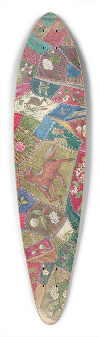 Charlotte Winter - Crazy Quilt 39.3 inch art pintail longboard deck