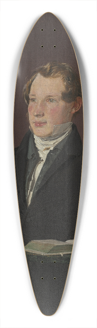 Christen Kbke - Dr. Johann Henning Kjetil Hjardemaal 39.3 inch art pintail longboard deck