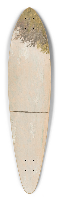Christen Kbke - View from Dosseringen near the Sortedam Lake Looking Towards Nrrebro. Study 39.3 inch art pintail longboard deck