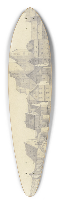 Christian Heerdt - Ansicht von Diez an der Lahn 39.3 inch art pintail longboard deck