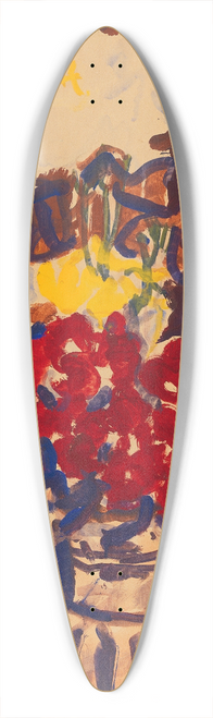 Christian Rohlfs - Bunter Sommerblumenstrau 39.3 inch art pintail longboard deck